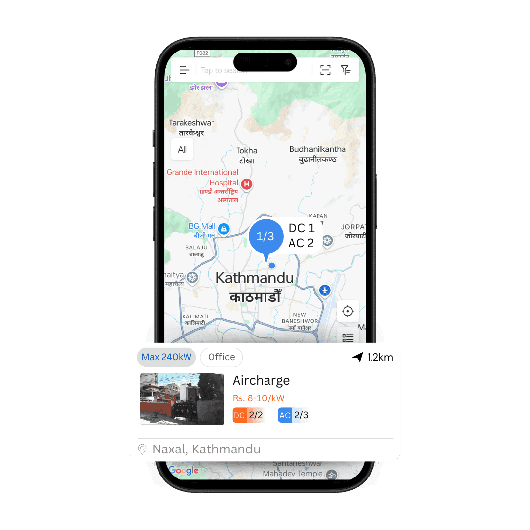 AirCharge Mobile App